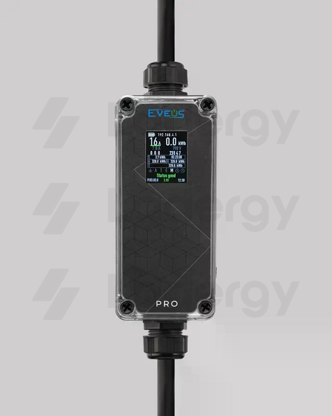 Зарядний пристрій EVEUS Pro 16A 3Ф / 32A 1Ф Type 2 EVS-1P-3P-16-32-E05-5-PRO фото